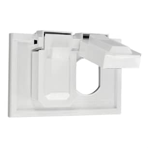 Thumbnail of the Weather-Resistant Wallplate 1-Gang Duplex Receptacle in Grey