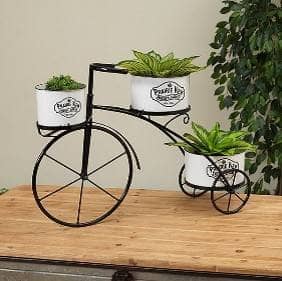 Thumbnail of the METAL TRICYCLE W/ 3 PLANTERS