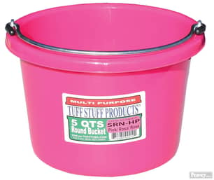 Thumbnail of the Tuff Stuff Products™ 5 Quart Round Bucket - Pink