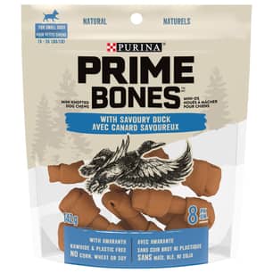 Thumbnail of the Prime Bones Mini Knotted Dog Chews 142G