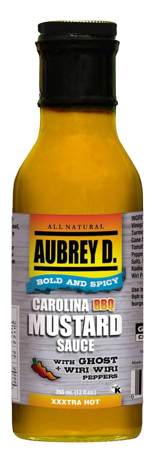Thumbnail of the Aubrey D Habanero Carolina Mustard BBQ Sauce 375ml
