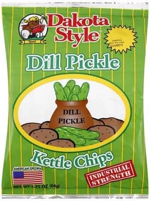 Thumbnail of the DILL PICKLE CHIPS 63G