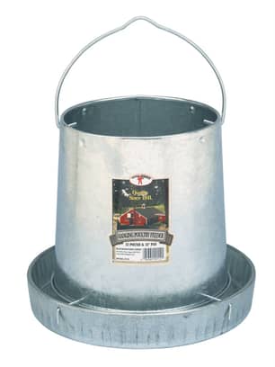 Thumbnail of the 12 Pound Hanging Metal Poultry Feeder