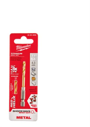 Thumbnail of the Milwaukee 11/64 in. SHOCKWAVE™ RED HELIX™ Impact Drill Bits