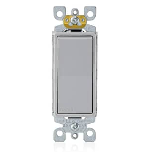 Thumbnail of the Decora Single Pole Switch 15 Amp 120 Volt in Grey