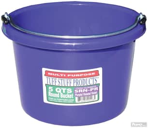 Thumbnail of the Tuff Stuff Products™ 5 Quart Round Bucket - Purple