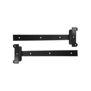 Thumbnail of the NUVO IRON BLACK STEEL 12″ STRAP HINGES  (2 PCS)