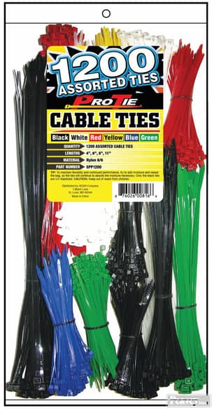Thumbnail of the 1200 Piece Cable Ties