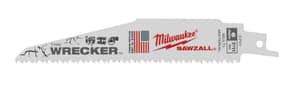Thumbnail of the Milwaukee®  SAWZALL® Nail Embedded Wood Blades - 7/11TPI, 6 Inches