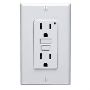 Thumbnail of the Decora 15A Slim GFCI Tamper-Resistant Receptacle in White