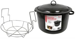 Thumbnail of the Gourmet Enamel Canner with Rack 21qt