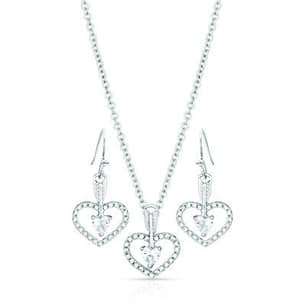 Thumbnail of the Montana Silversmiths® Straight To The Heart Arrow Jewelry Set
