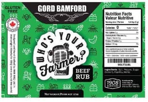 Thumbnail of the Gord Bamford® #RedNek BBQ Beef Rub Seasoning 275g