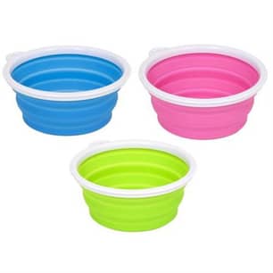 Thumbnail of the Bamboo Silicone Pop-Up Travel Bowl - Assorted Colours