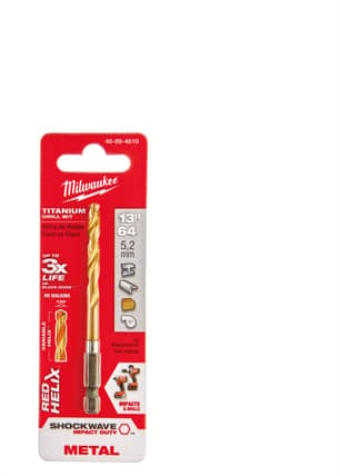 Thumbnail of the Milwaukee 13/64 in. SHOCKWAVE™ RED HELIX™ Impact Drill Bits