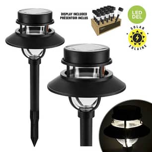 Thumbnail of the Danson Décor Solar Led Black Stake Light With Dual-Hood