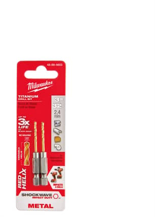 Thumbnail of the Milwaukee M3/32 in. SHOCKWAVE™ RED HELIX™ Impact Drill Bits