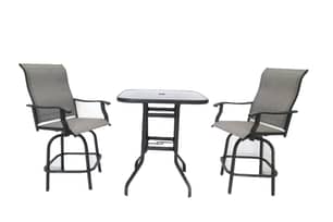Thumbnail of the Backyard Expressions® 3Pc Balcony Height Table & Chairs Set