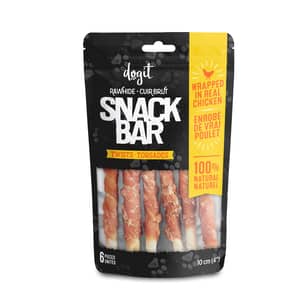 Thumbnail of the Dogit Dog Treat Chkn Twists 4in