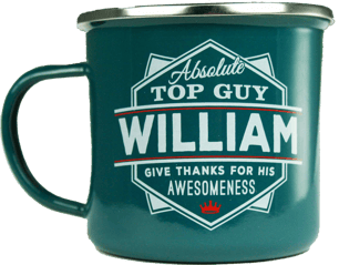 Thumbnail of the Top Guy® William Mug