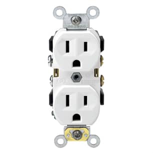 Thumbnail of the Duplex Receptacle 15A 125V 2P 3W in White