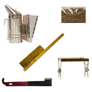 Thumbnail of the Harvest Lane Honey Beekeeping Tool and Accessory Kit - 5 Piece Kit