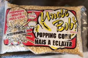 Thumbnail of the UNCLE BOBS WHITE POPCORN  900G