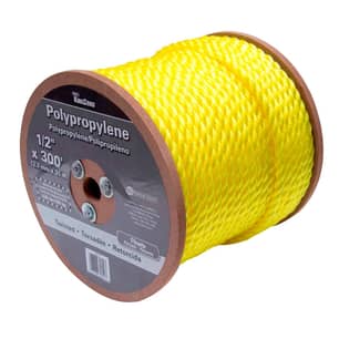 Thumbnail of the Richelieu Yellow Twisted Polypropylene Rope 1/2" x 300' - Sold by the foot