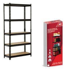 Thumbnail of the Ace 30 Inch x 12 Inch x 60 Inch (76.2CM x 30.5CM x 152CM) Shelf Unit 5 Tier Particle Board Steel