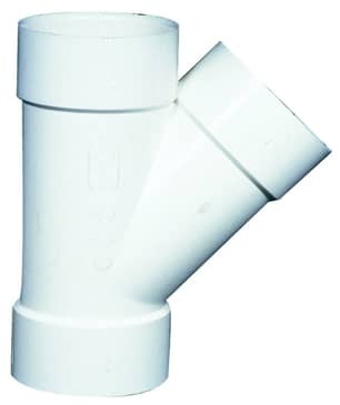 Thumbnail of the THE PVC-BDS WYE IS A "Y" SHAPED FITTING WHICH ALLO