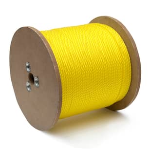 Thumbnail of the Richelieu Yellow Twisted Polypropylene Rope 1/4" x 1200' - Sold by the foot
