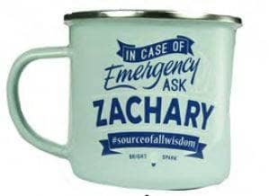 Thumbnail of the Top Guy® Zachary Mug