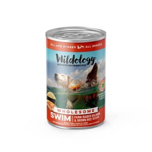 Thumbnail of the Wildology® Swim Salmon Rice Wet Dog Food Can 12.8oz
