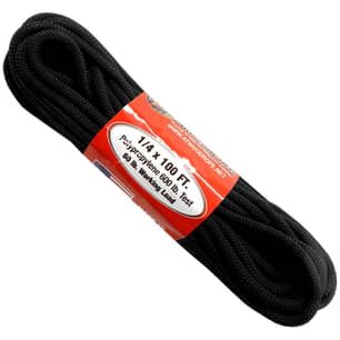 Thumbnail of the 1/4" x 100" Utility Rope, Black