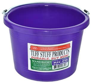 Thumbnail of the Tuff Stuff Products™ 8 Quart Plastic Bucket Purple