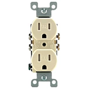 Thumbnail of the Duplex Tamper Resistant Receptacle 15A 125V in Ivory