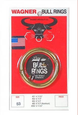 Thumbnail of the Agri Pro® Self Piercing Brass Nose Bull Ring
