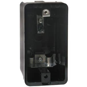 Thumbnail of the Leviton Utility Box Utility Box Size: 2 IN Material: Phenolic Color: Black