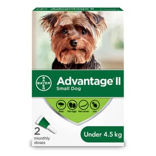 Thumbnail of the Advantage II Flea Treatment for Small Dogs - 2 dose