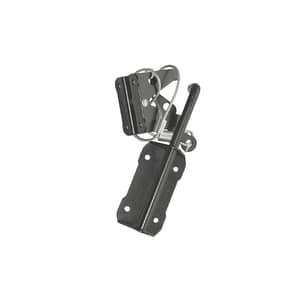Thumbnail of the NUVO IRON GATE LATCH WITH CABLE AND RING - GALVANIZED STEEL - BLACK - HEAVY DUTY