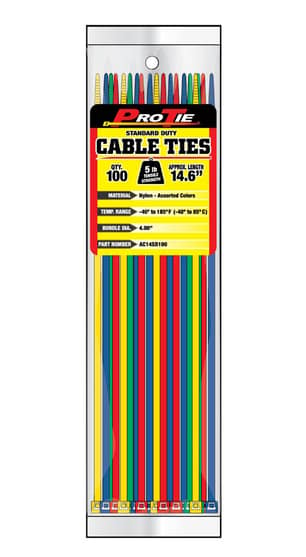 Thumbnail of the CABLE TIE 14.6"X50LBASST 100PC