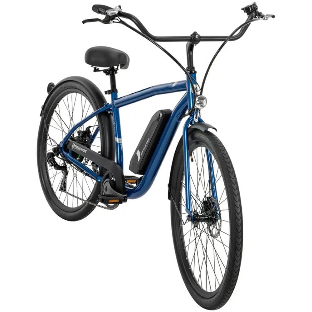 Huffy Parkside Men's Electric Bike, Dark Blue
