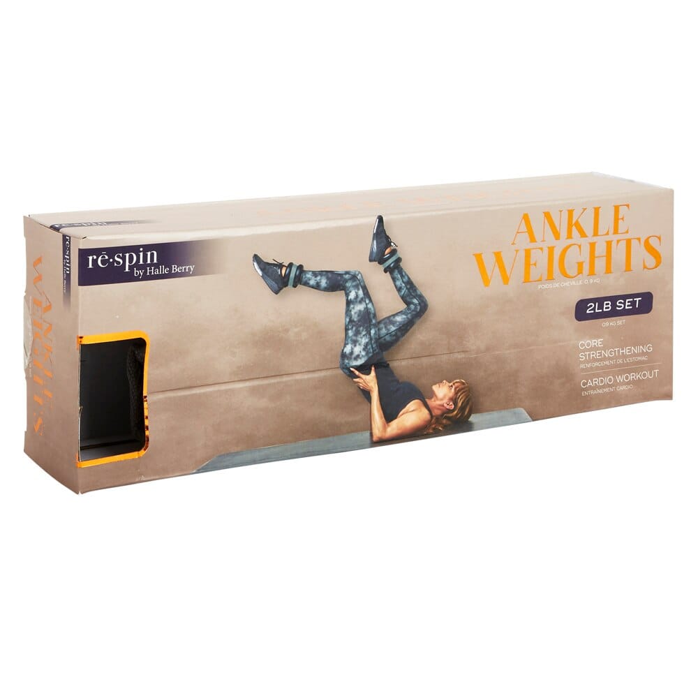 rspin by Halle Berry Gray Ankle Weights 2 lbs Set