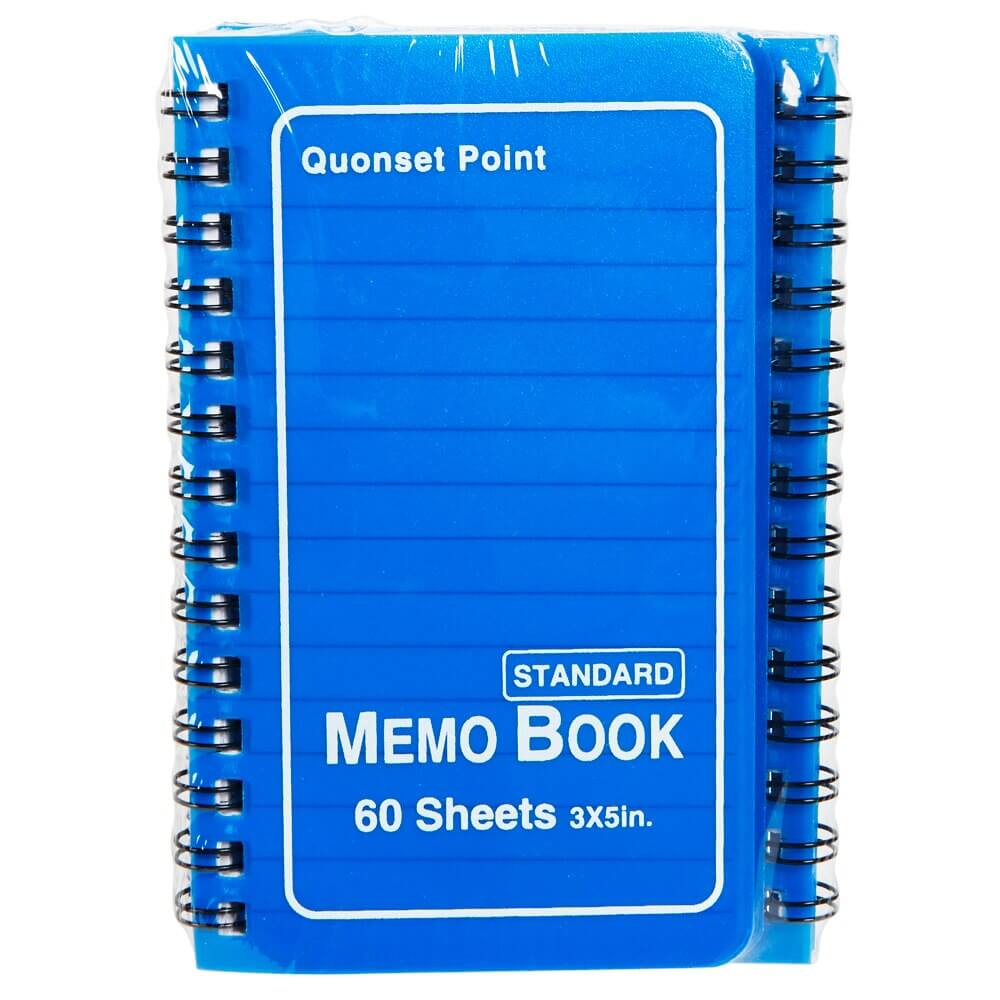 Standard Memo Books, 3-Count