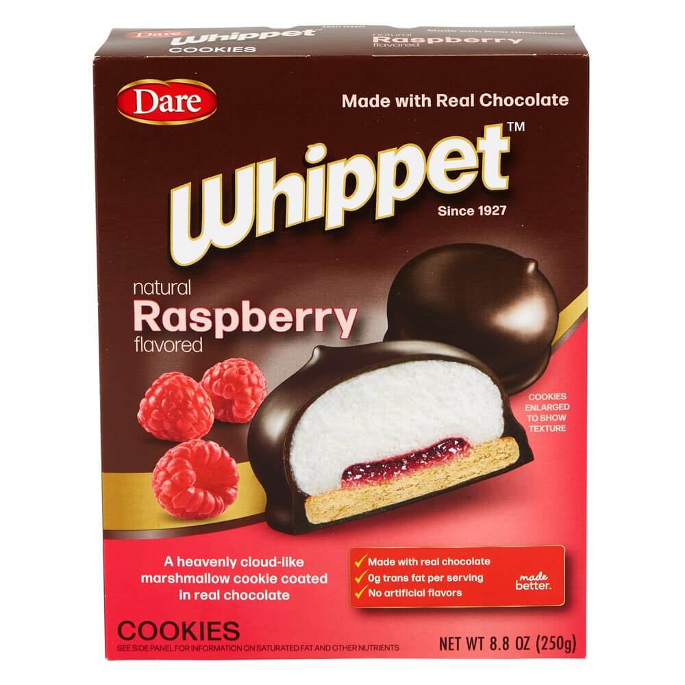 Dare Raspberry Flavored Whippet Cookies, 8.8 oz
