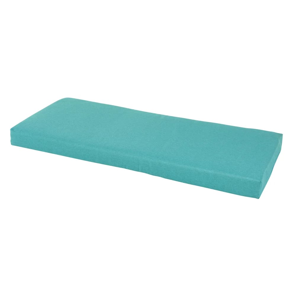 Outdoor Bench Cushion, Turquoise