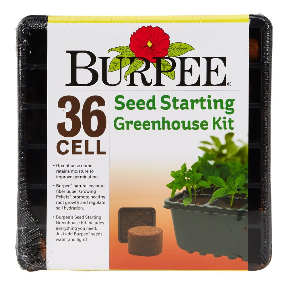 Burpee Seed Starting Greenhouse Kit, 36-Cell