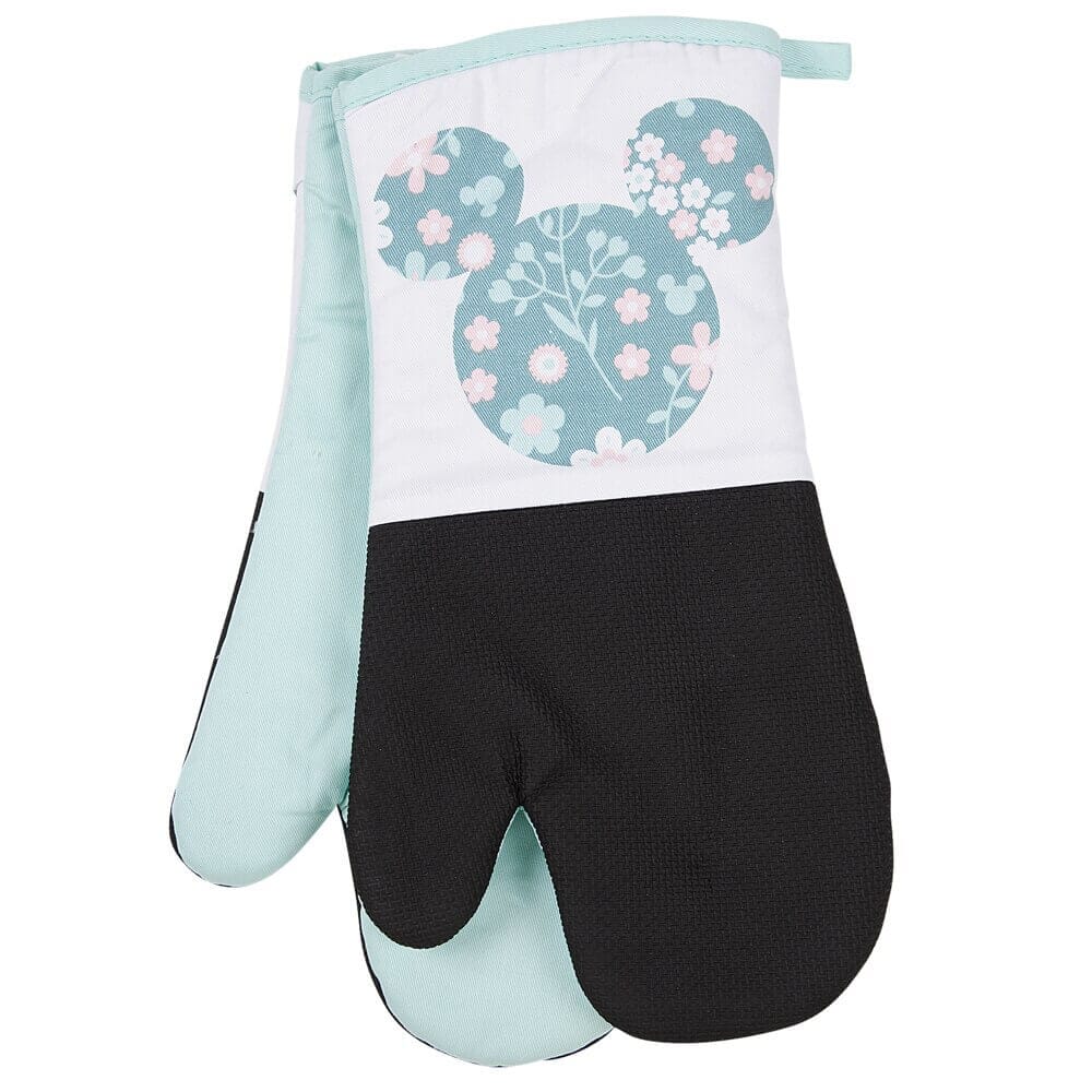 Disney Mickey Mouse and Minnie Mouse Spring Oven Mitts, 2-Count