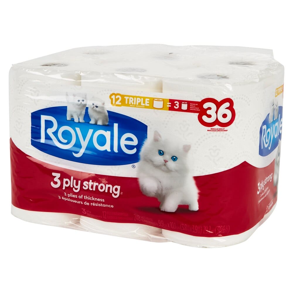 Royale® Triple Ply Bathroom Tissue, 12 Rolls