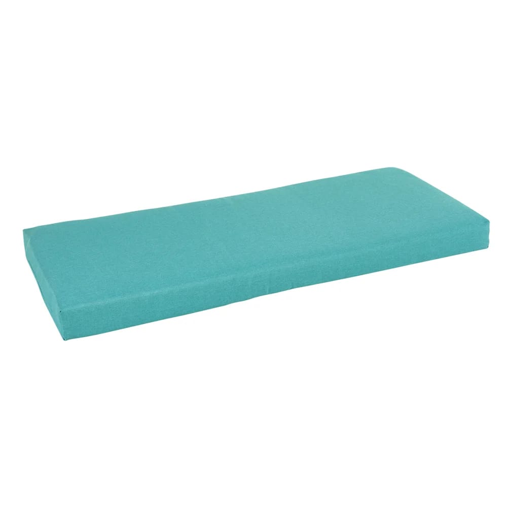 Outdoor Bench Cushion, Turquoise